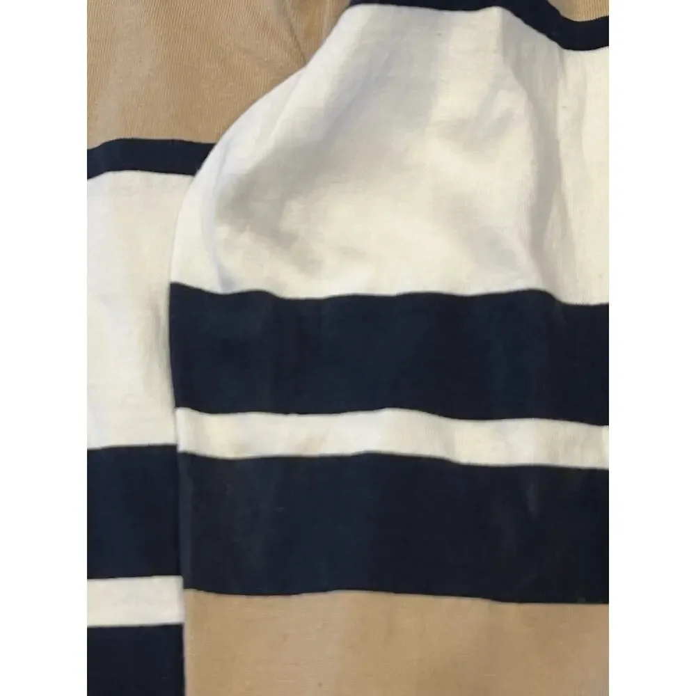 VTG Guess Originals Shirt Men's Striped Embroidered Tee Long Sleeve Size Medium - Picture 3 of 7